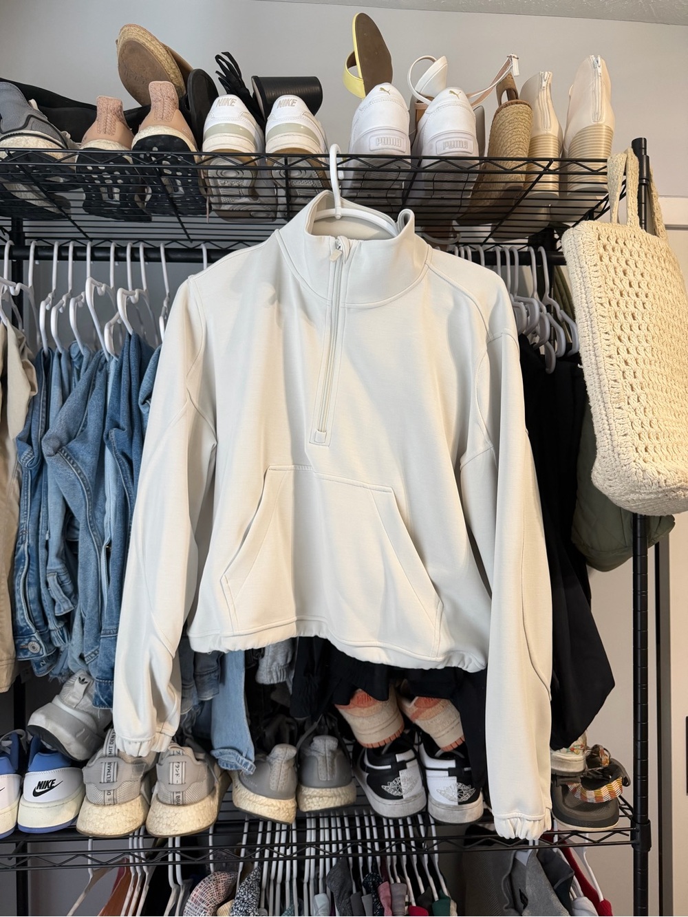 lululemon brushed softstreme half zip